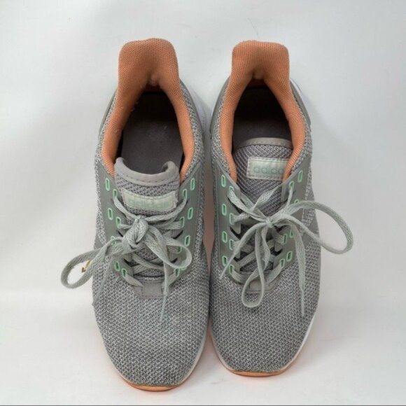 Adidas Womens Duramo 9 BB7006 Gray Running Shoes Sneakers Size 8 - Picture 8 of 14